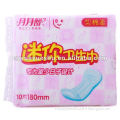 mini size sanitary pads without wings for disposale use